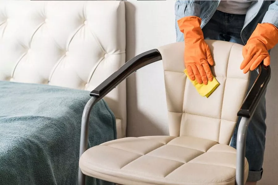 how to clean leather couch naturally