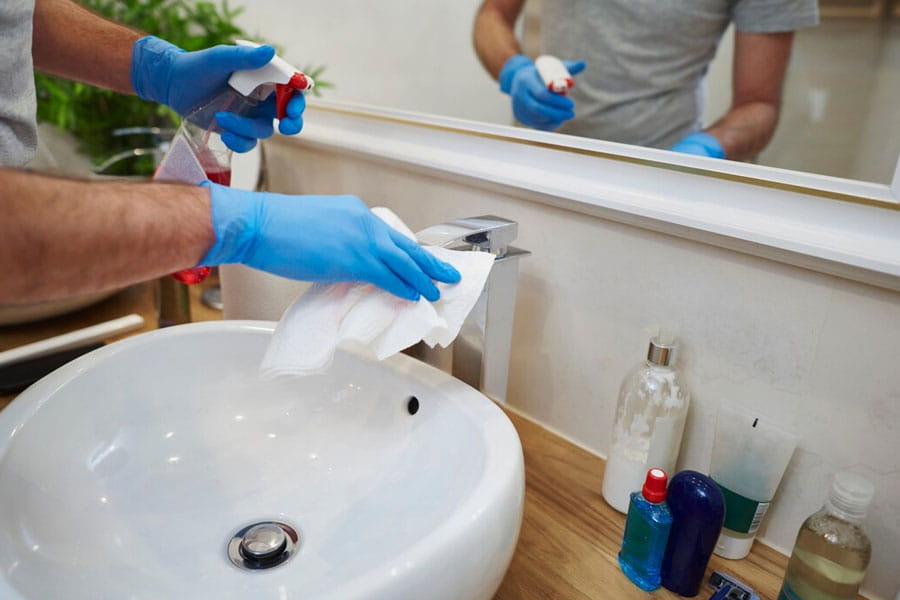 bathroom cleaning checklist for business