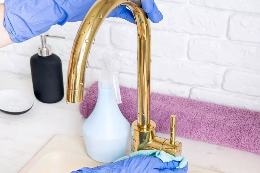 Cleaning Brass Taps