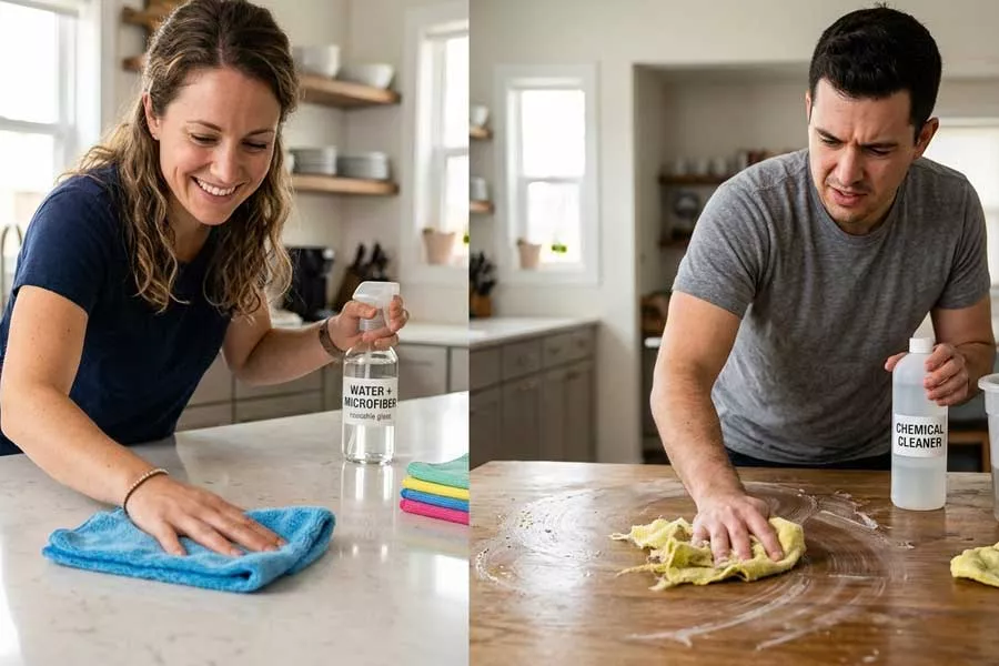 Microfiber Over Traditional Cleaning